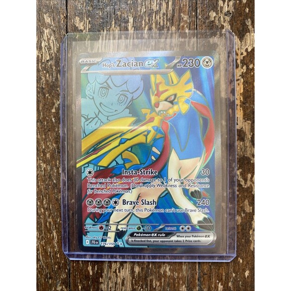 Pokemon TCG Journey Together Hop's Zacian ex 176/159 - Picture 1 of 2